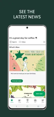 Starbucks New Zealand android App screenshot 2